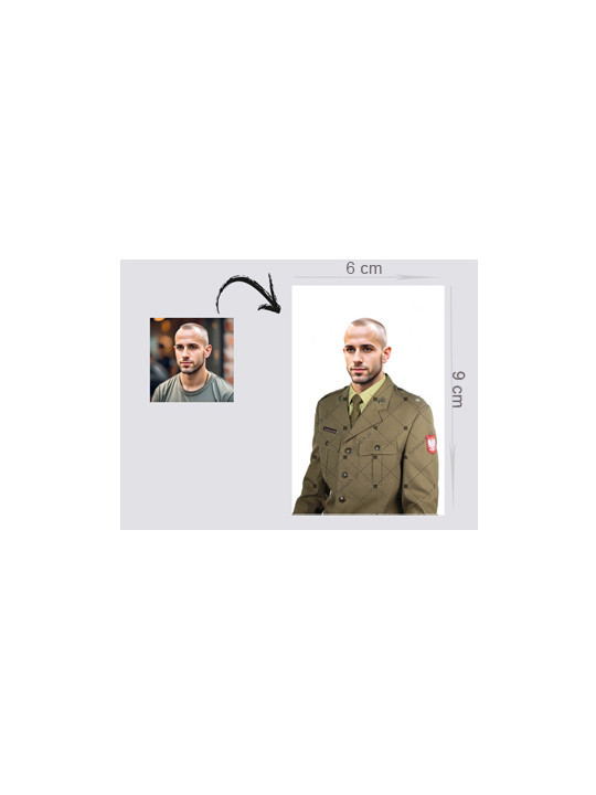 Zdjęcia wojskowe 6x9 cm