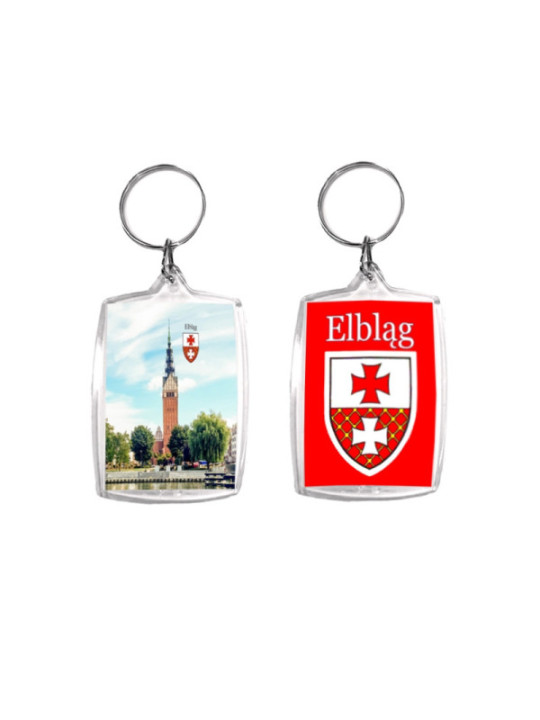 Brelok Dwustronny Katedra Elbląg