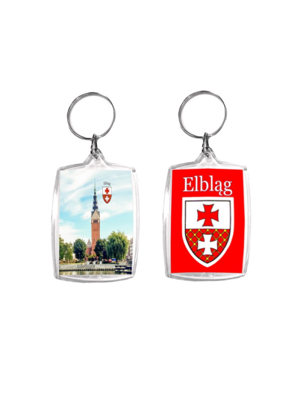Brelok Dwustronny Katedra Elbląg