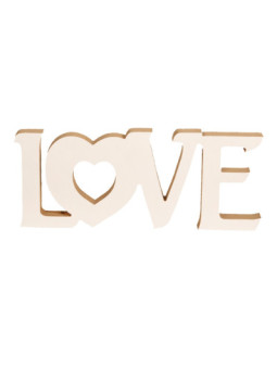 Drewniany Napis Dekoracyjny "LOVE"