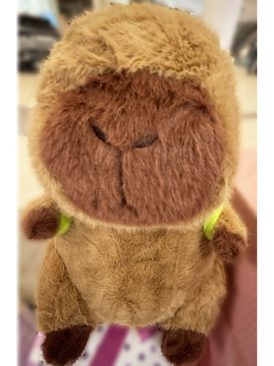 Kapibara z plecakiem żółwia