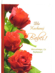 Kartka "Dla Kochanej Babci"