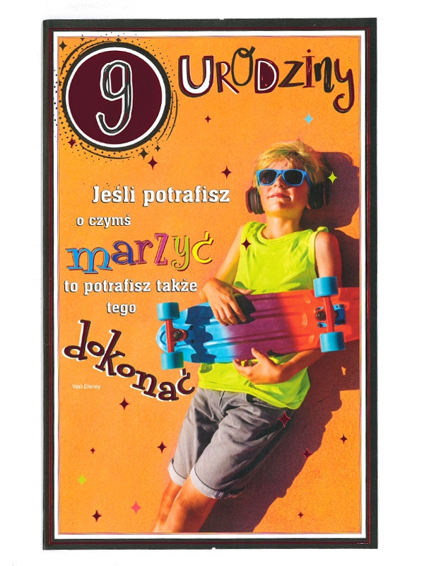 Kartka 9 lat
