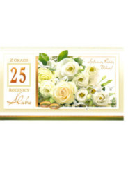 Kartka Na Rocznice Ślubu Z Wymienną Cyfrą