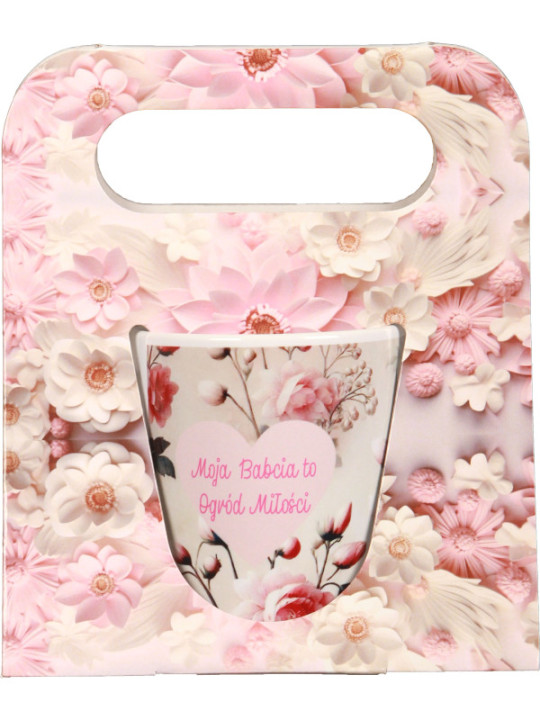 Kubek Babcia ogród miłości