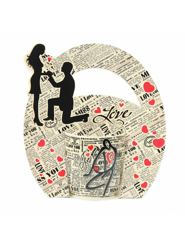 Kubek LOVE w ozdobnym opakowaniu