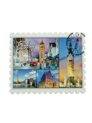 Magnes  Elbląg kolaż 6 cm x 9 cm