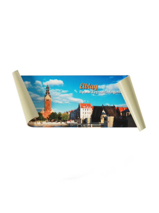 Magnes aluminiowy Bulwar Zygmunta Augusta 10 cm x 6.5 cm