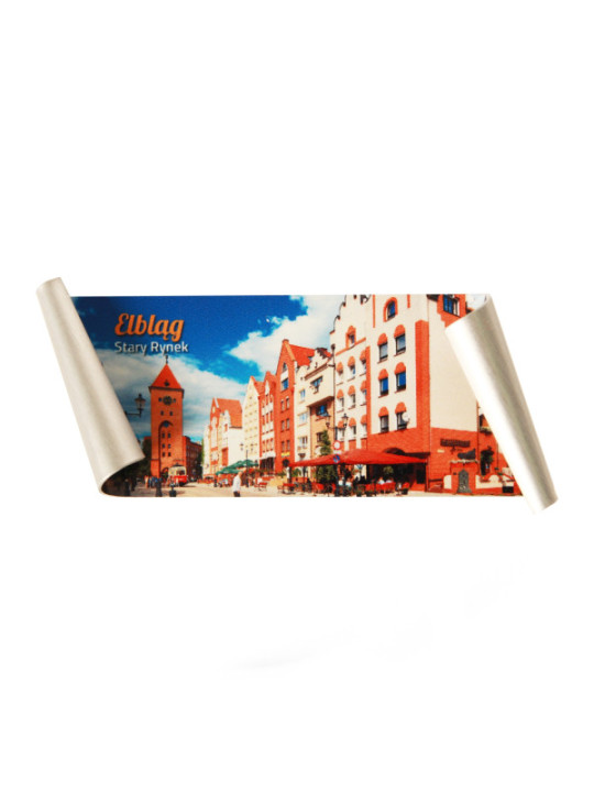 Magnes aluminiowy Stary Rynek 10,5 cm x 4,5 cm