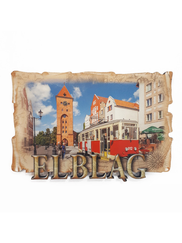 Magnes Elbląg 6 cm x 9 cm