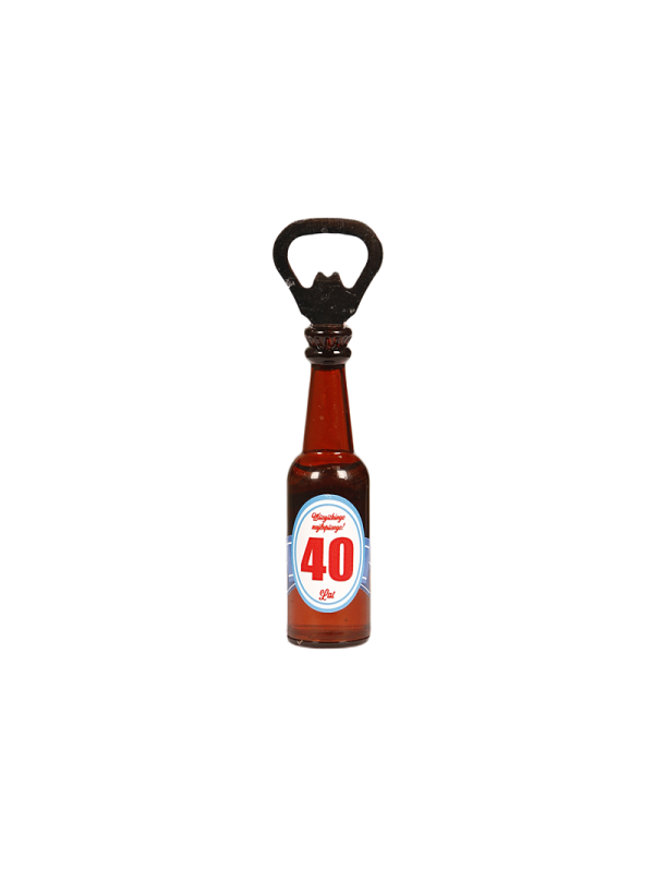 Magnes Na 40 Urodziny Szklana Butelka