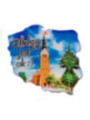 Magnes na Lodówkę z Konturami Polski Elbląg jest ok:) 6 cm x 8 cm