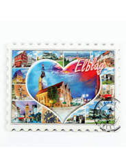 Magnes serce panorama 6 cm x 9 cm