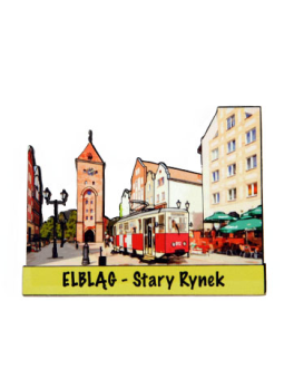 Magnes Stary Rynek 8,5 cm x 6,5 cm
