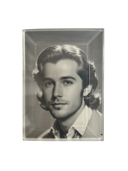 Zdjęcie Kryształowe Na Pomnik Czarno Białe 8x10 cm