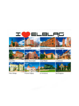 Pocztówka I Love Elbląg