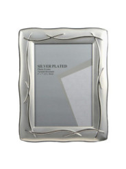 Ramka srebrna z pięknymi wzorami 13x18cm