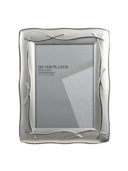 Ramka srebrna z pięknymi wzorami 13x18cm