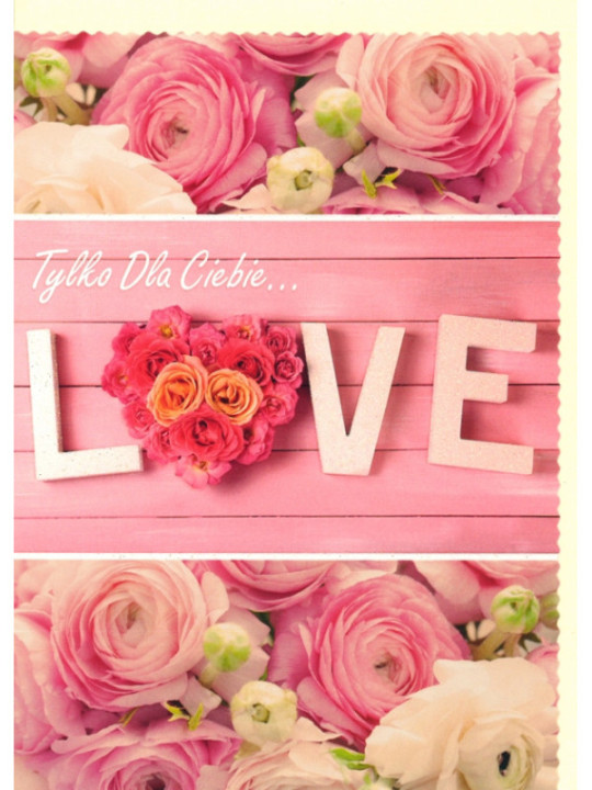 Romantyczna Kartka – "Tylko Dla Ciebie"