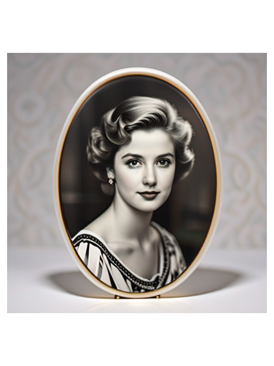 Zdjecie Porcelanowe Na Pomnik Kolor 7x10 cm