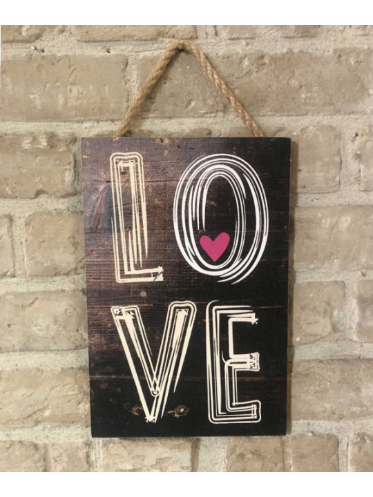 Tabliczka 20x30 "LOVE"