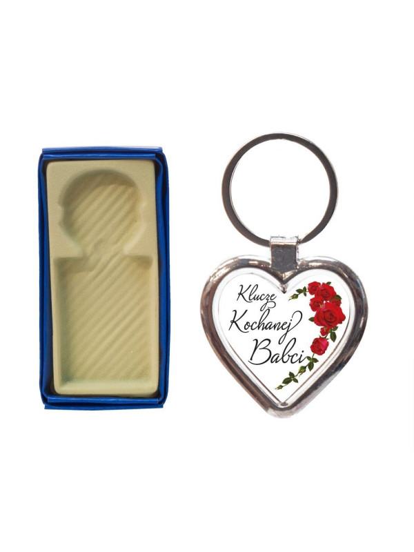 Zawieszka brelokżelowy "Klucze kochanej Babci" 8cm x 4cm