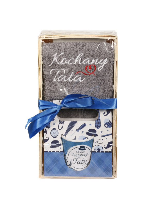 Zestaw Kochany Tata z Niebieskim Kubeczkiem