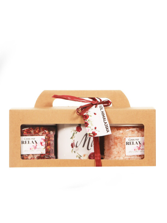 Zestaw kubek idealny mąż+ sól himalajska