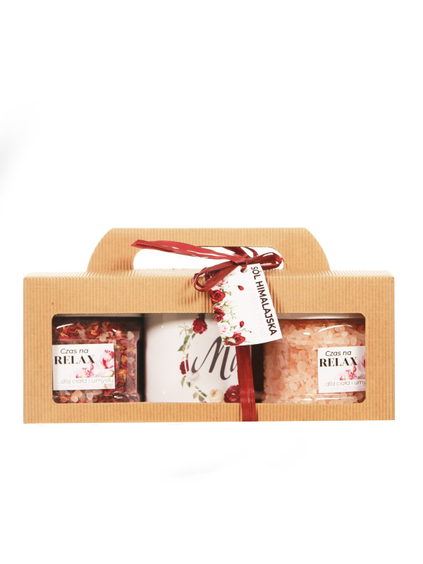 Zestaw kubek idealny mąż+ sól himalajska