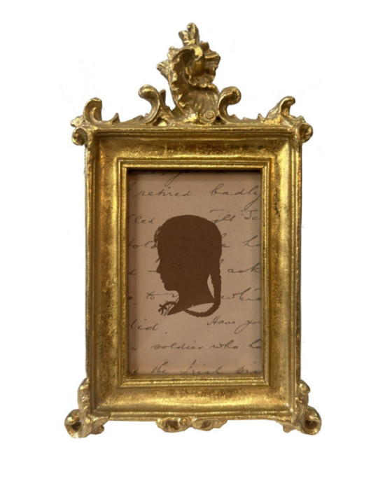 Złota Ozdobna Ramka Na Zdjęcie 8 x 5,5 cm