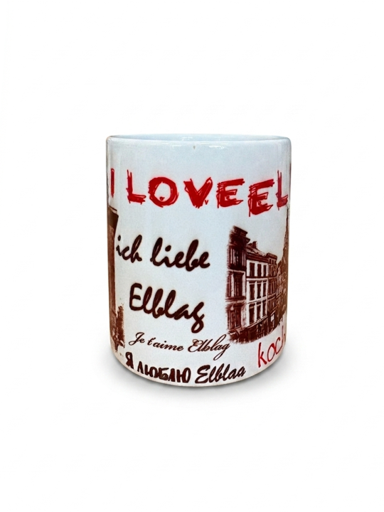 Kubek Z Grafiką I Love Elbląg