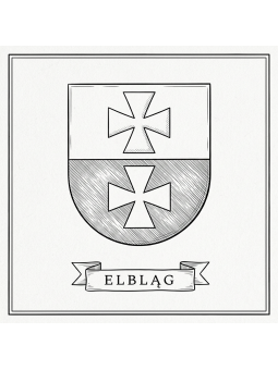 Kubek Elblag Herb/Brama Targowa