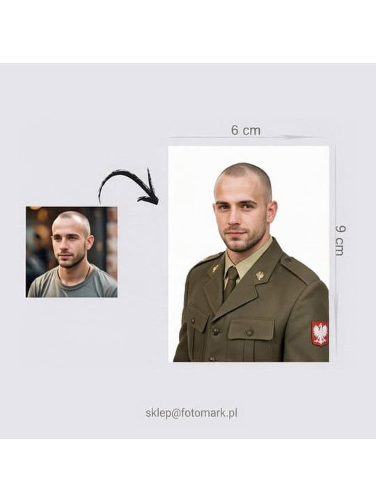 Zdjęcia do wojska - tylko e-mail