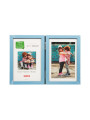 Podwójna ramka na zdjęcia 10x15 niebieska
