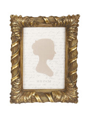Złota Ramka Barokowa 10x15 cm