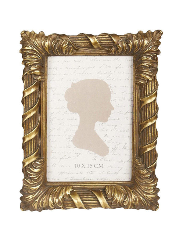 Złota Ramka Barokowa 10x15 cm
